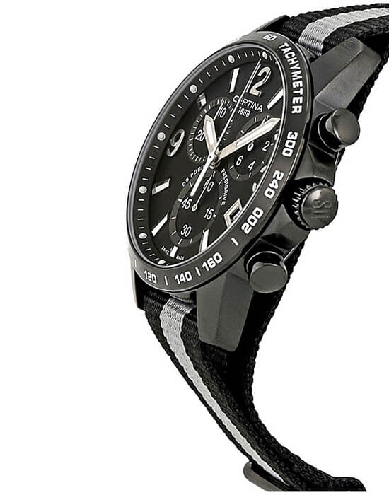 Certina Certina DS Podium Chronograph 1/10 sec C034.417.38.057.00, ds podium швейцария мужские часы на браслете тканевый боковой вид