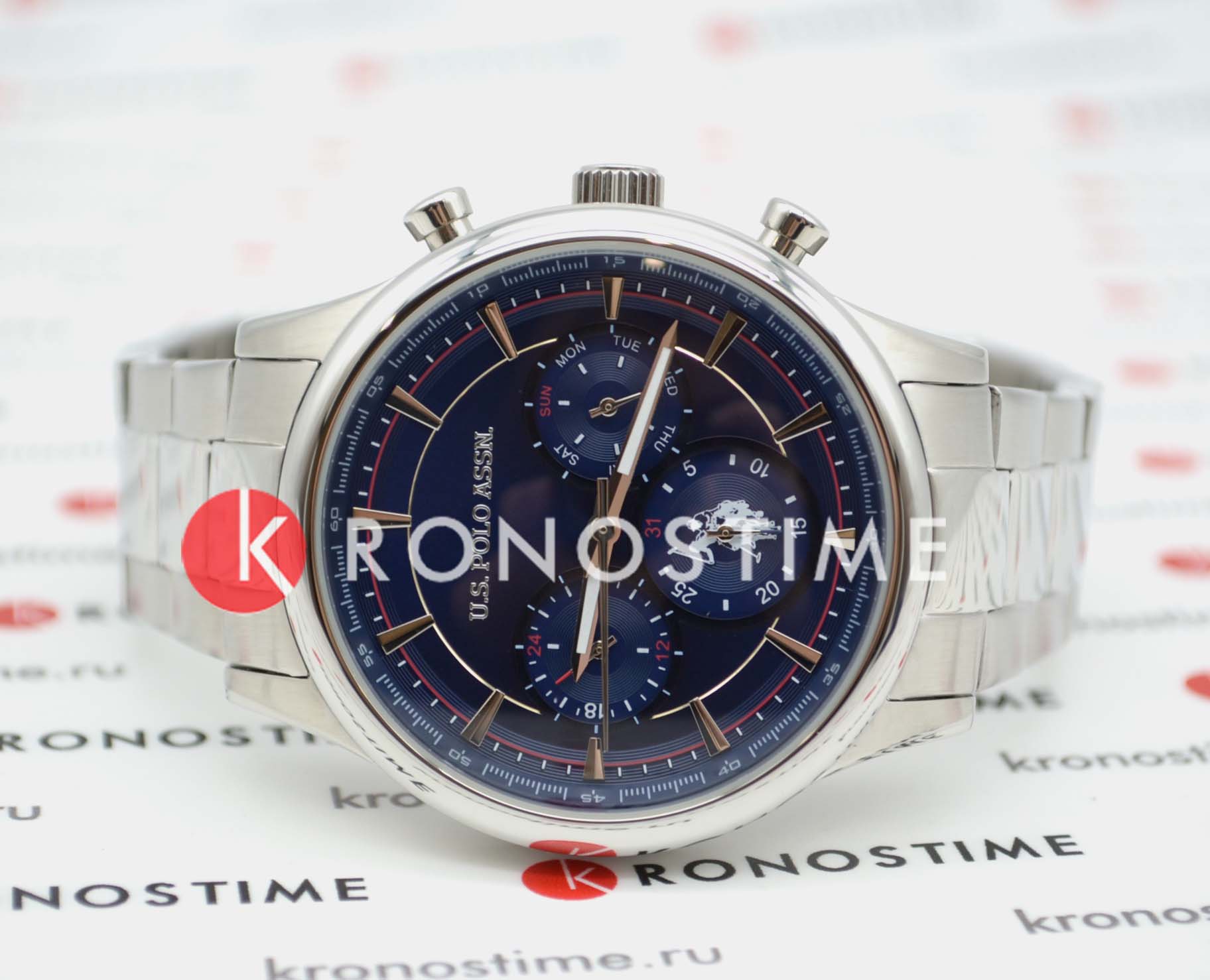 Оригинальные часы U.S. Polo Assn. U.S. Polo Assn. Crossing USPA1010-03 кварцевые калибр механизма  общий вид