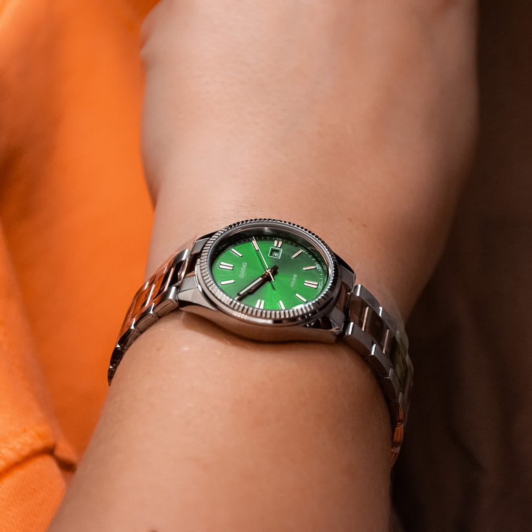 Casio Casio Collection LTP-1302PRG-3A женские часы бирюзовый циферблат на запястье
