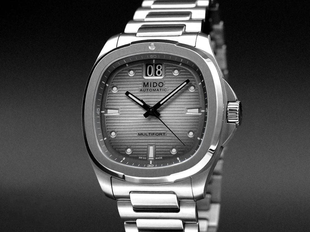 Оригинальные часы Mido Mido Multifort TV Big Date M049.526.44.081.00 механические калибр механизма mido calibre 80 (на базе eta c07.651) общий вид
