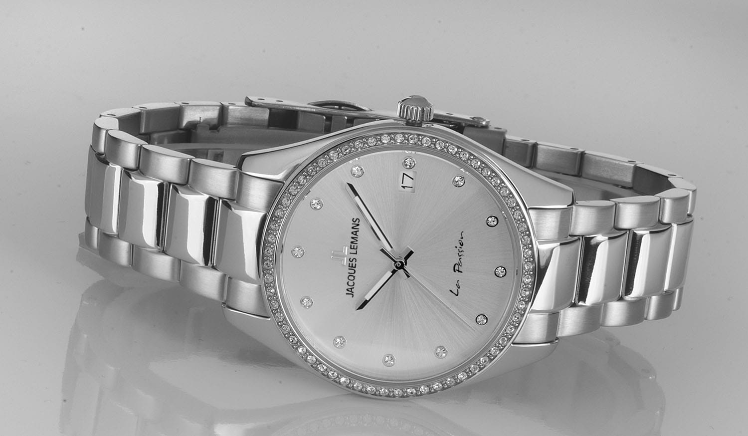 Jacques Lemans Jacques Lemans La Passion 1-2085D женские часы серебристый циферблат на запястье