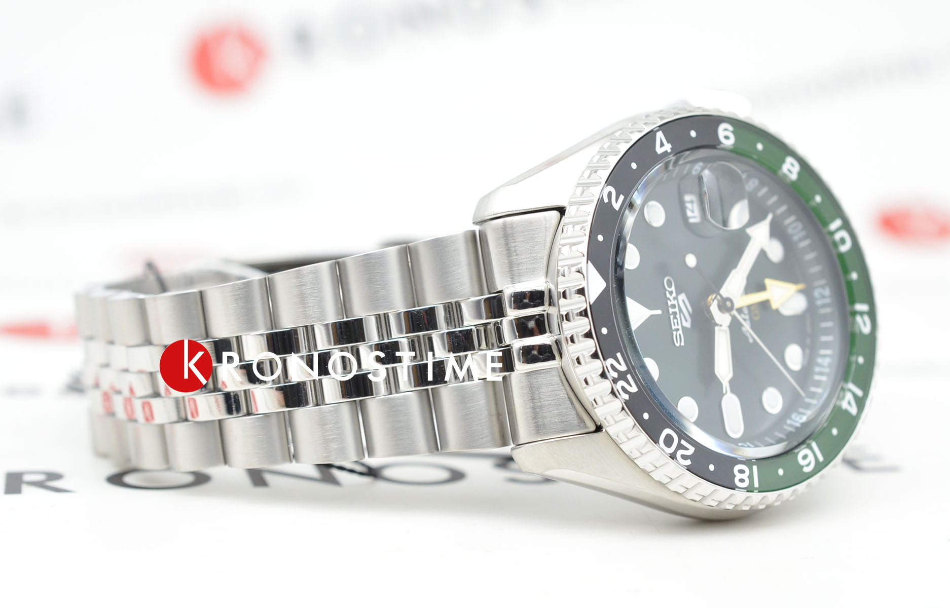 Seiko Seiko 5 Sports SKX series SSK035K1 мужские часы зеленый циферблат на запястье