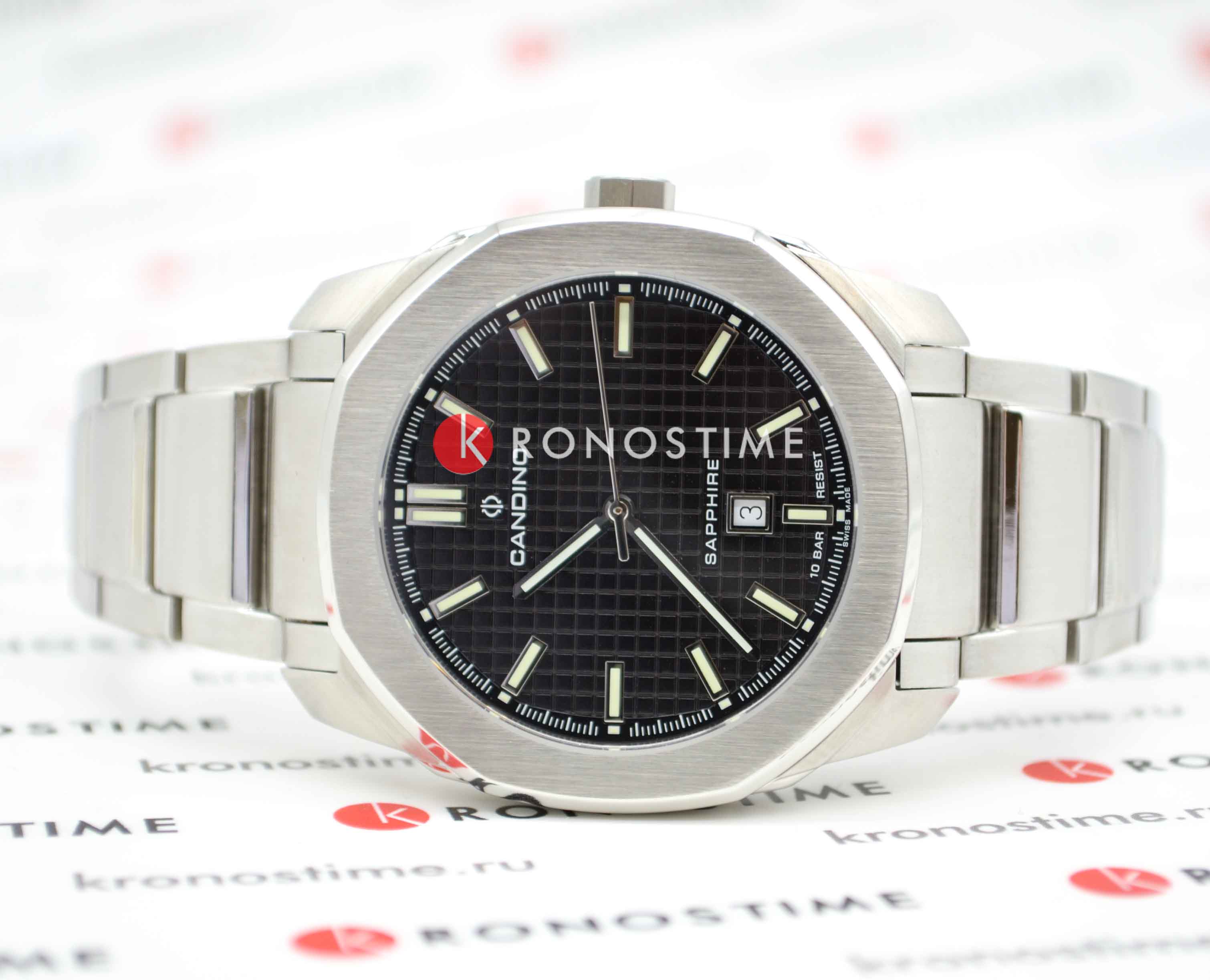 Candino Candino Gents Sport C4754/4,  швейцария мужские часы на браслете нержавеющая сталь боковой вид