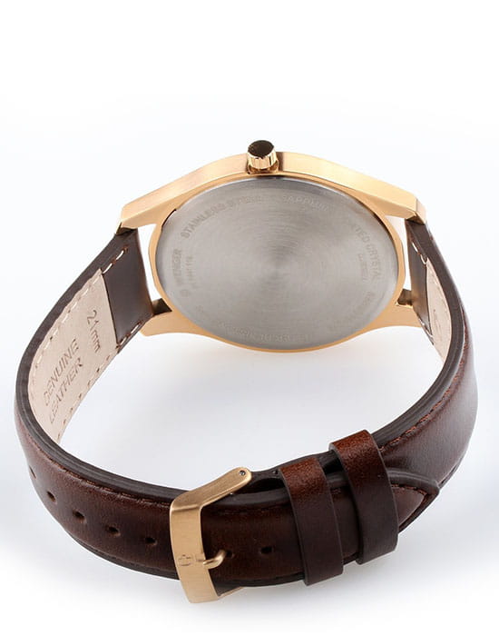 Wenger 01.1441.119,  швейцария мужские часы на браслете кожаный боковой вид