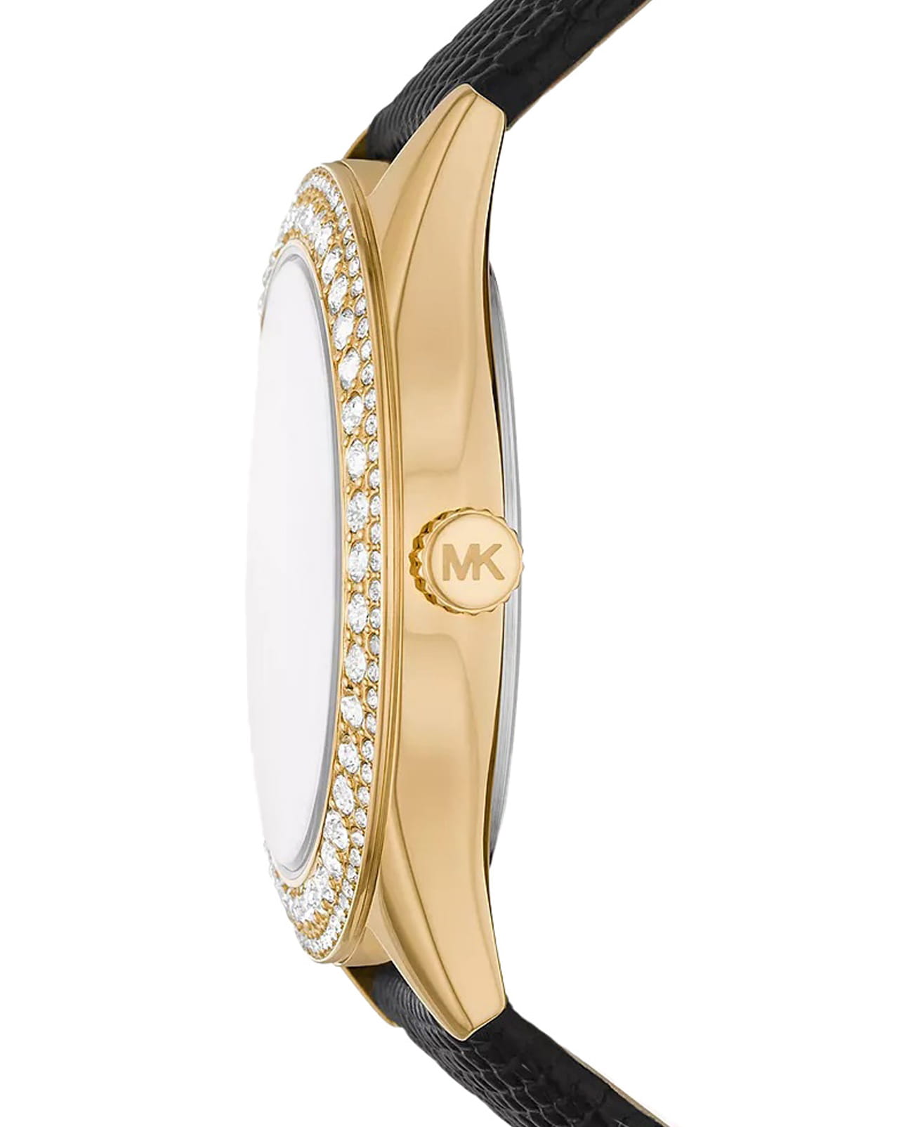 Michael Kors Michael Kors Harlowe MK2988,  сша женские часы на браслете кожаный боковой вид