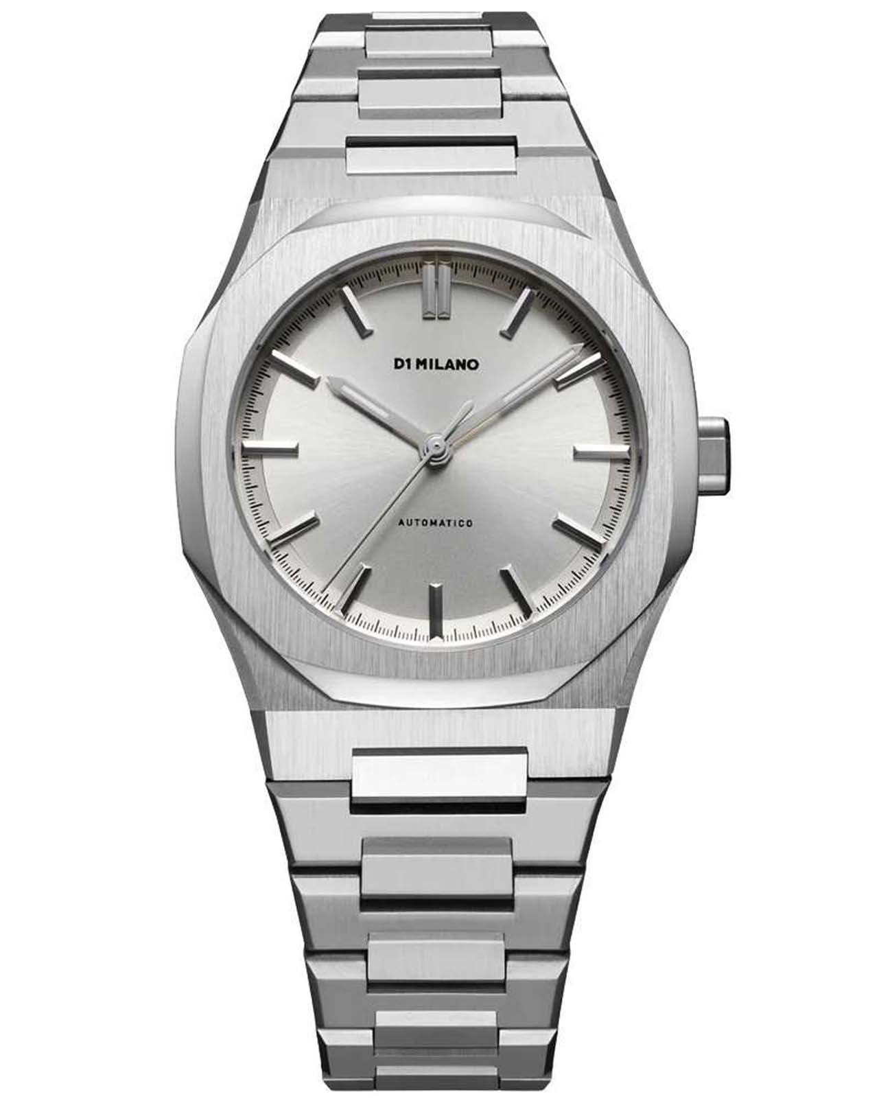 D1 Milano D1 Milano Automatico ATBU01  ATBU01 механические женские часы серебристый циферблат, браслет нержавеющая сталь — вид спереди