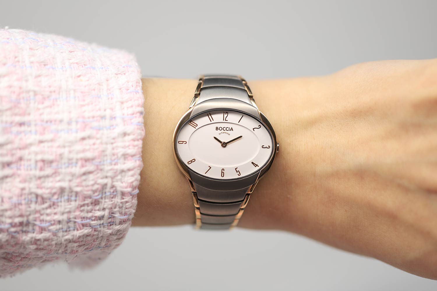 Boccia Titanium Boccia Titanium 3165-12 женские часы белый циферблат на запястье