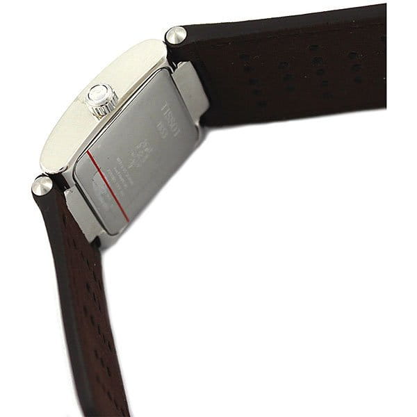 Tissot Tissot T02 T090.310.16.111.00, t-lady швейцария женские часы на браслете кожаный боковой вид