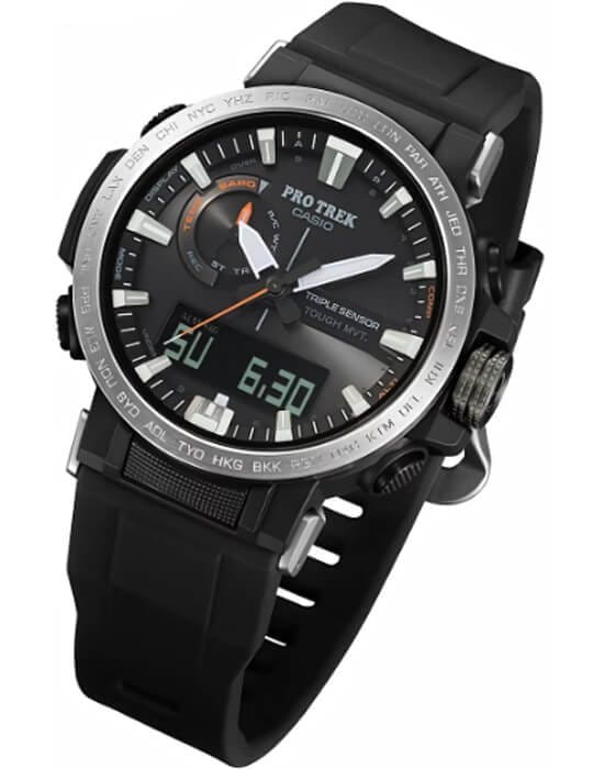 Casio Casio Pro Trek PRW-60Y-1A PRW - задняя крышка пластик металл сталь корпуса, япония часы