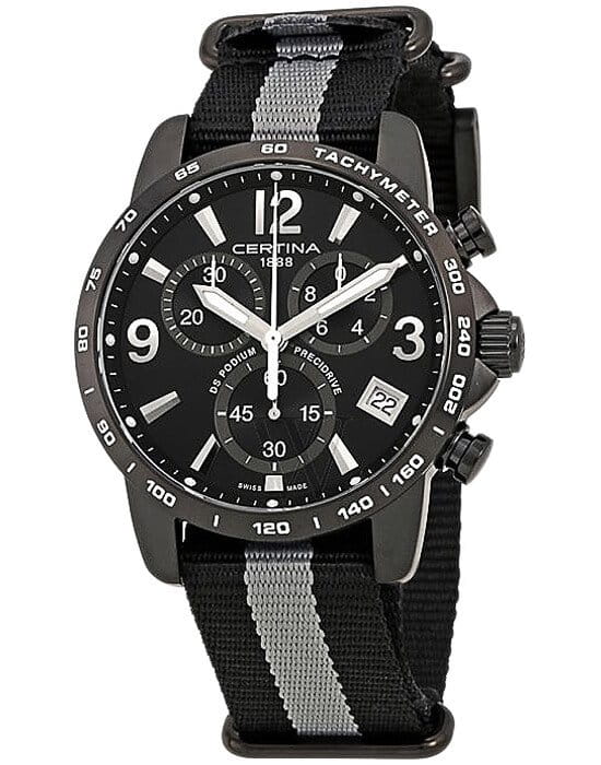 Certina Certina DS Podium Chronograph 1/10 sec C034.417.38.057.00 , наручные мужские часы фото под углом