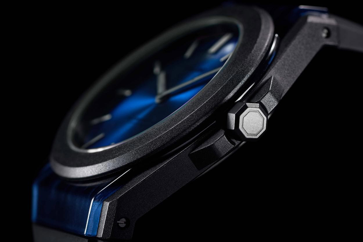 D1 Milano D1 Milano Carbonlite CLRJ04 мужские часы синий циферблат на запястье