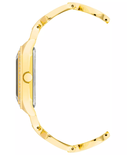 Anne Klein Anne Klein Crystals 4160BKGB,  сша женские часы на браслете сталь с ip покрытием боковой вид