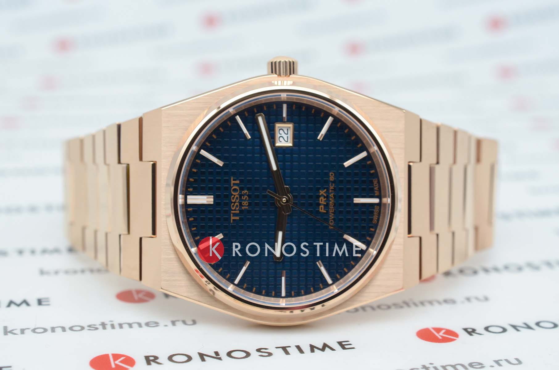 Tissot Tissot PRX Powermatic Т137.407.33.041.00 , наручные мужские часы фото под углом