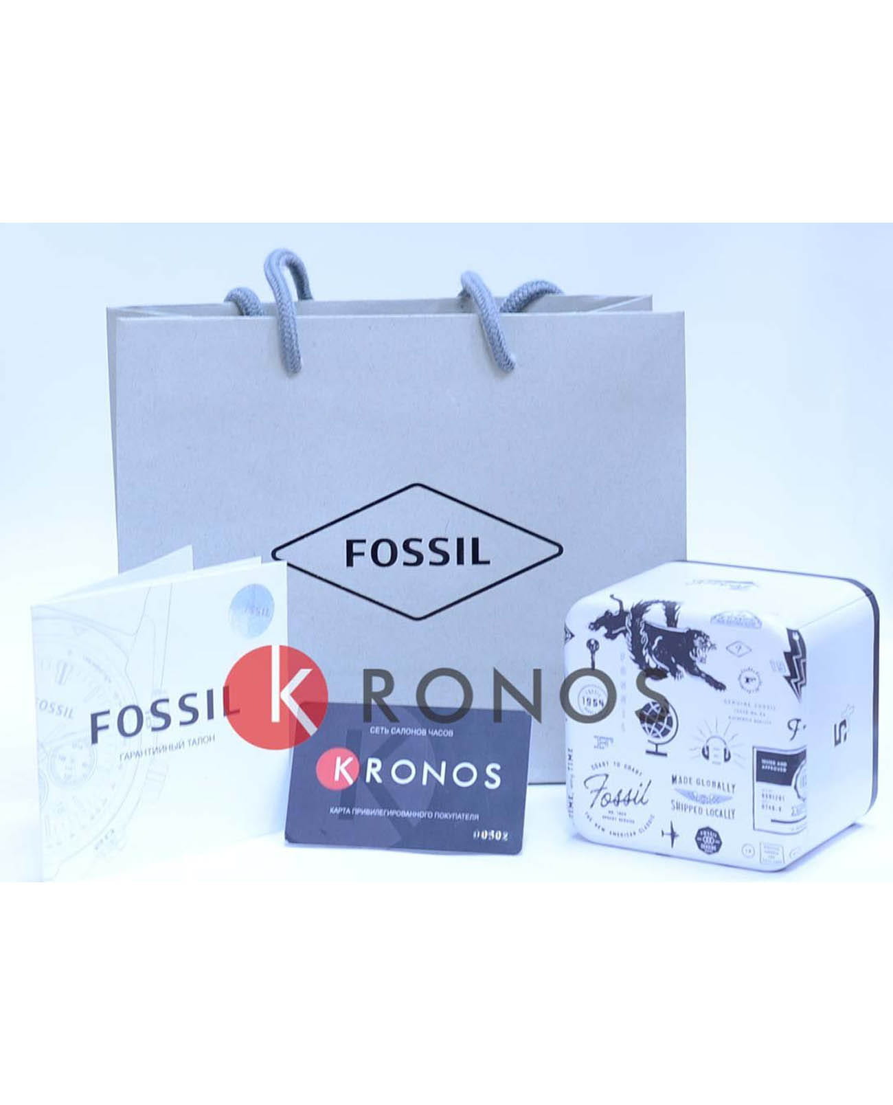 Fossil Fossil Bannon  ES4897 женские часы серый циферблат на запястье