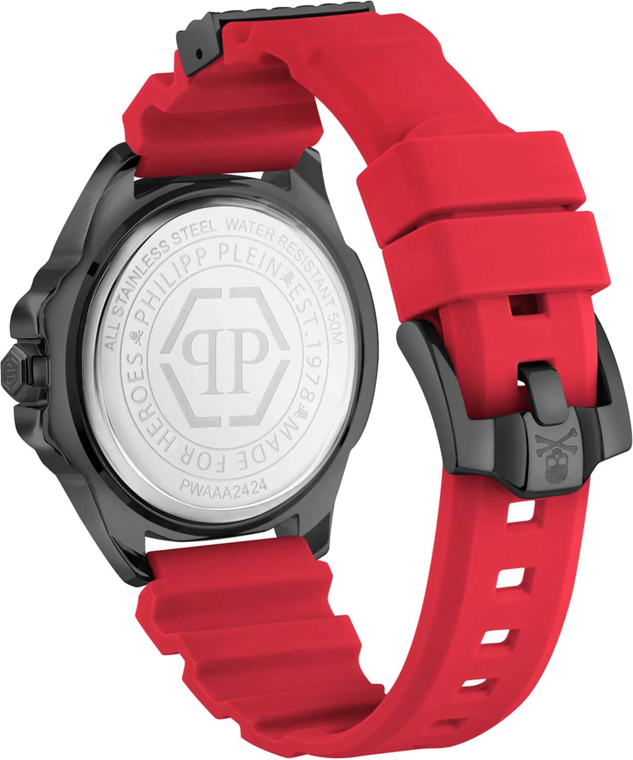Philipp Plein Philipp Plein The Skull PWAAA2424, the skull германия мужские часы на браслете силикон боковой вид