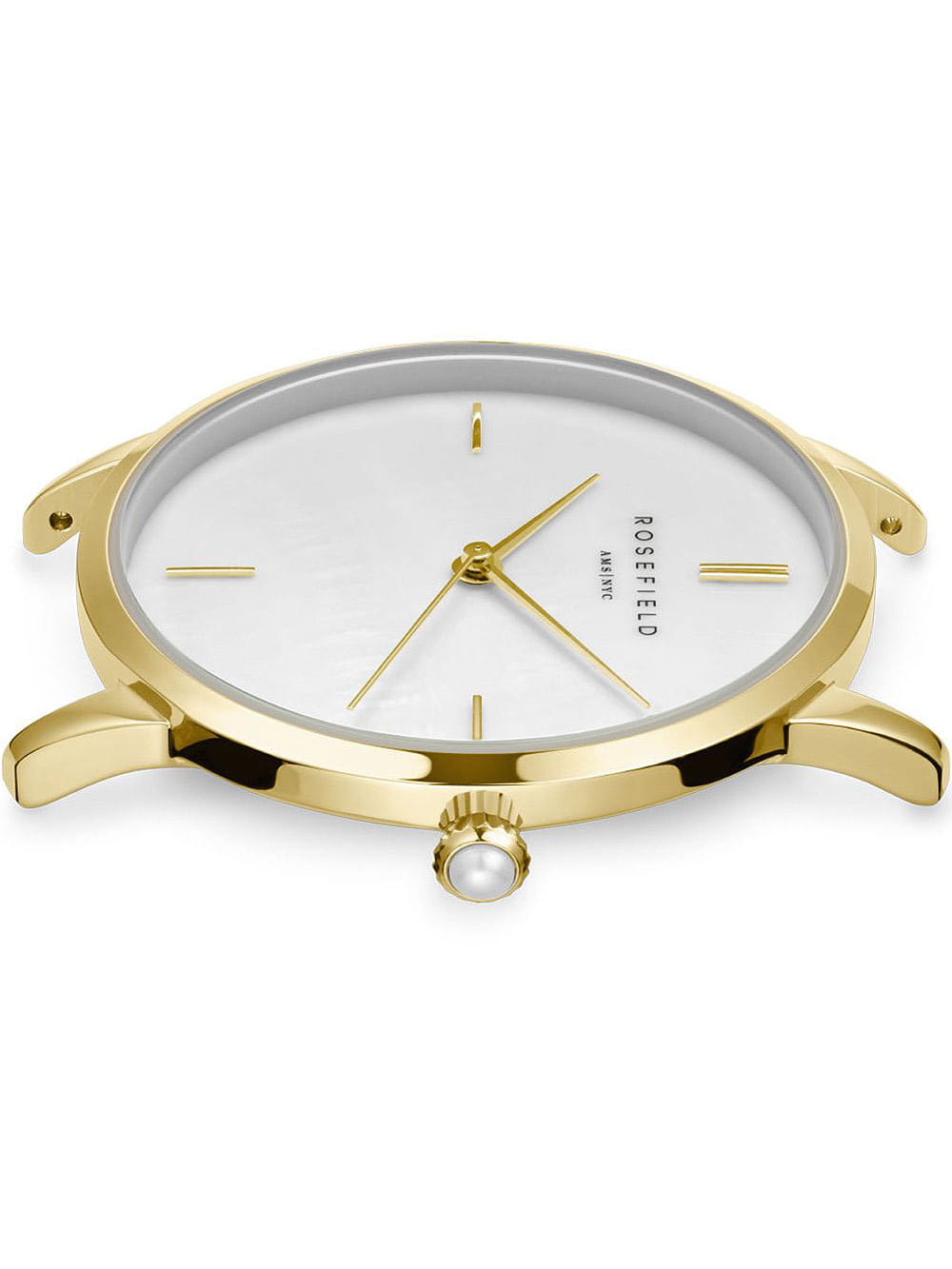 Rosefield Rosefield The Pearl RMGSG-R01,  сша женские часы на браслете сталь c pvd покрытием боковой вид