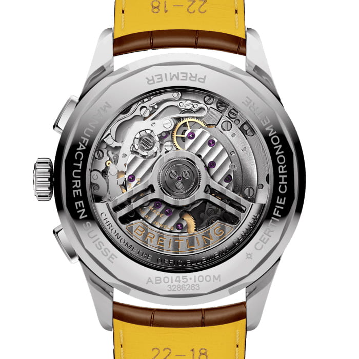 Оригинальные часы Breitling Breitling Premier B01 Chronograph 42 AB0145211G1P2 механические калибр механизма мануфактурный механизм breitling caliber b01 общий вид