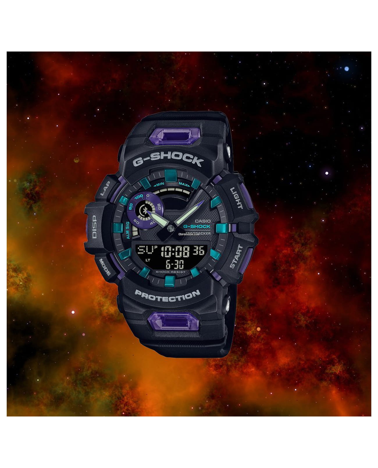 Casio Casio G-Shock GBA-900-1A6DR (GBA-900-1A6) G-SQUAD - задняя крышка пластик корпуса, япония часы