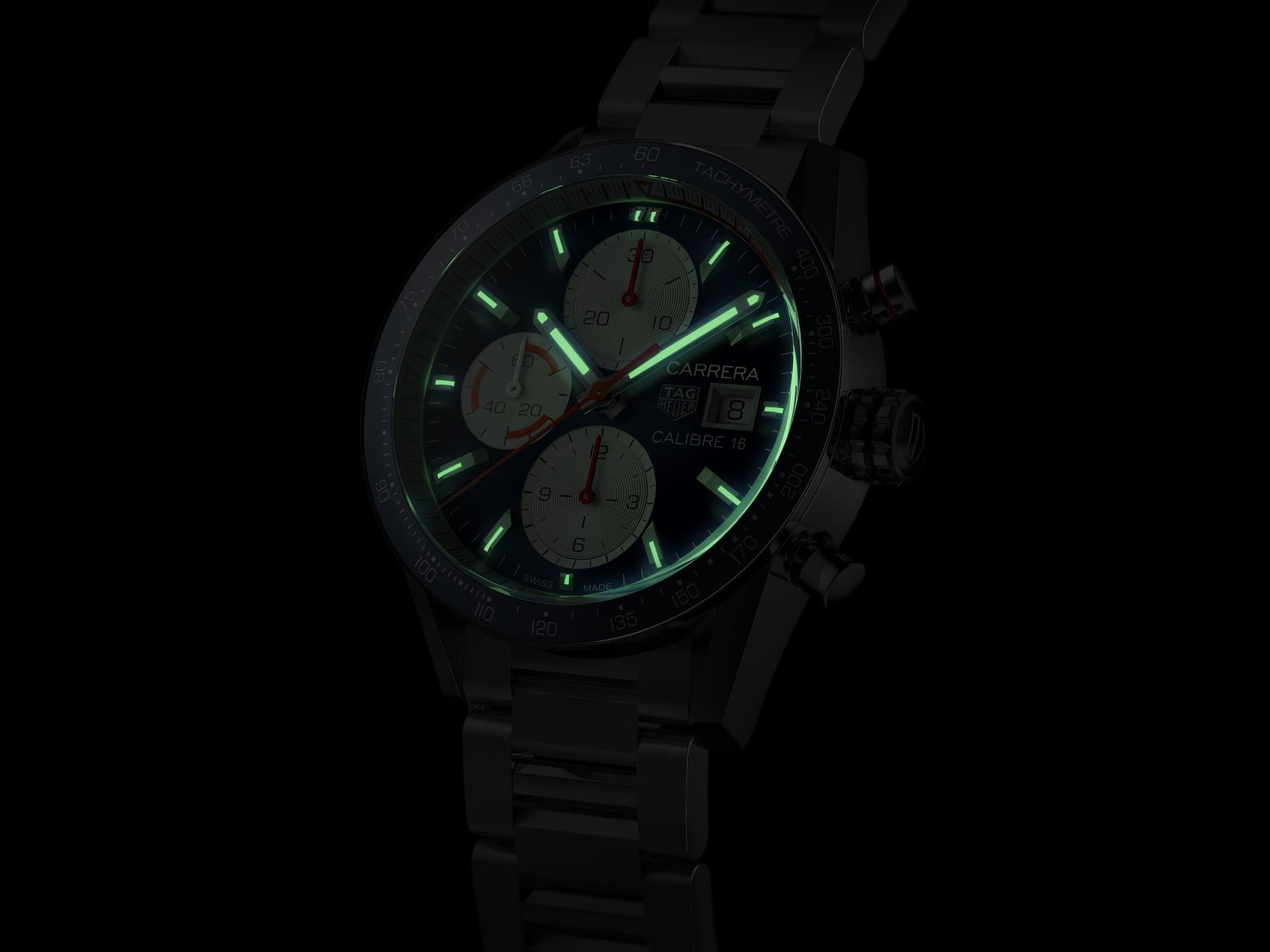 Оригинальные часы TAG Heuer TAG Heuer Carrera CV201AR.BA0715 механические калибр механизма calibre 16 общий вид