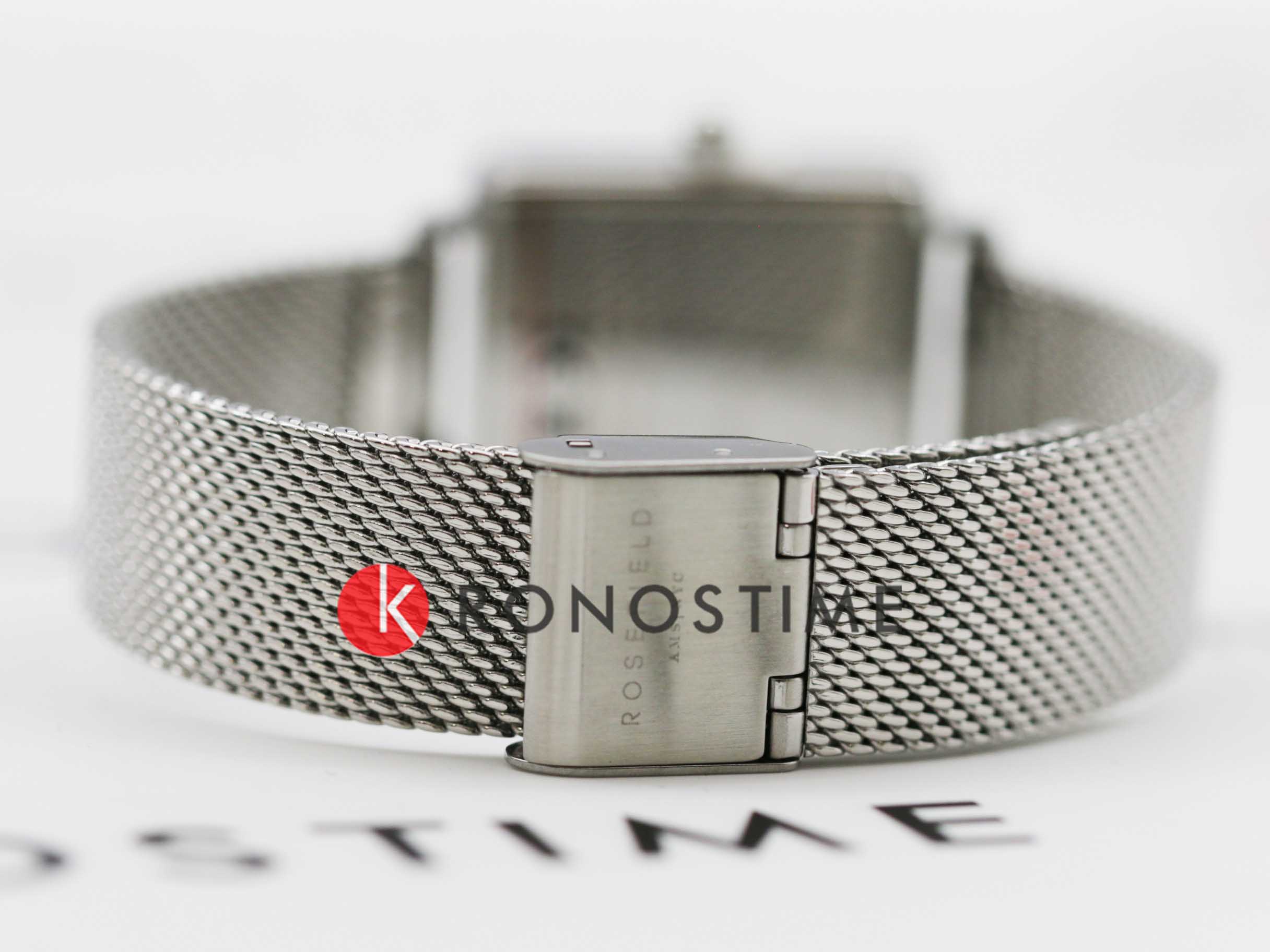 Rosefield Rosefield The Boxy QWSS-Q02 женские часы белый циферблат на запястье