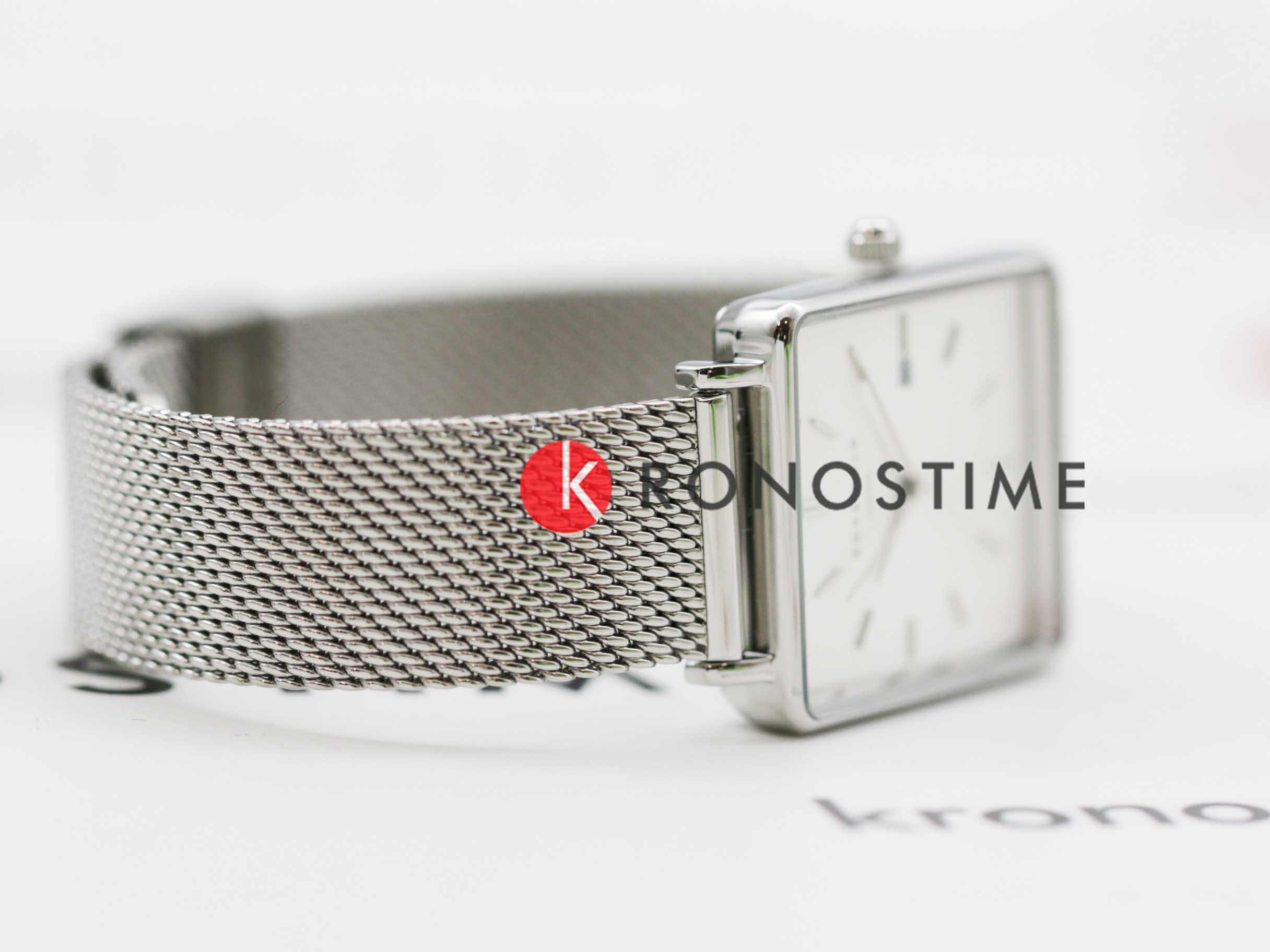 Оригинальные часы Rosefield Rosefield The Boxy QWSS-Q02 кварцевые калибр механизма miyota gm12 общий вид