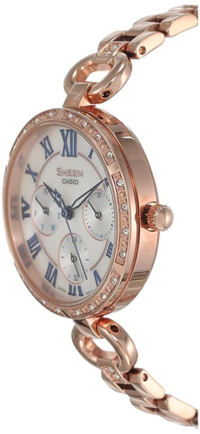 Оригинальные часы Casio Casio Sheen SHE-3067PG-7A кварцевые калибр механизма  общий вид