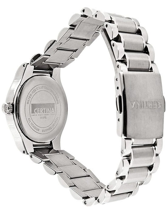 Certina C0122094411700 женские часы застежка крупным планом
