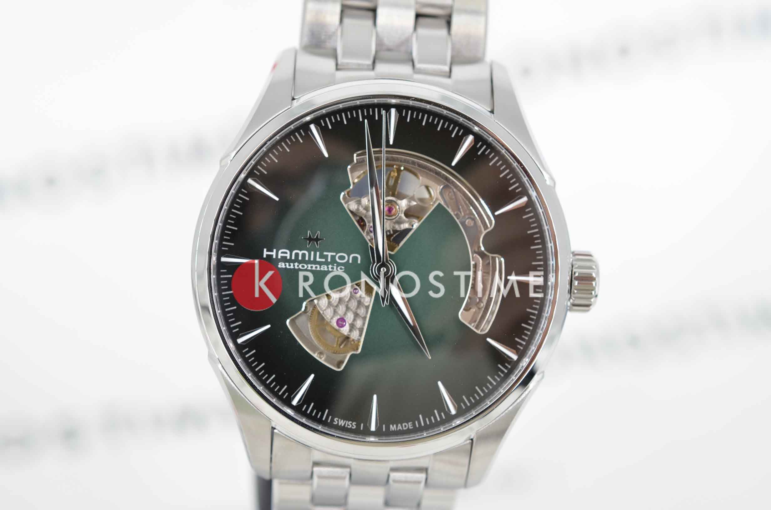 Hamilton Hamilton Jazzmaster Open Heart Auto H32705160 , наручные мужские часы фото под углом