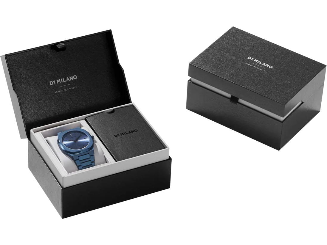 D1 Milano D1 Milano Ultra Thin UTBJ21,  италия мужские часы на браслете нержавеющая сталь с pvd-покрытием боковой вид