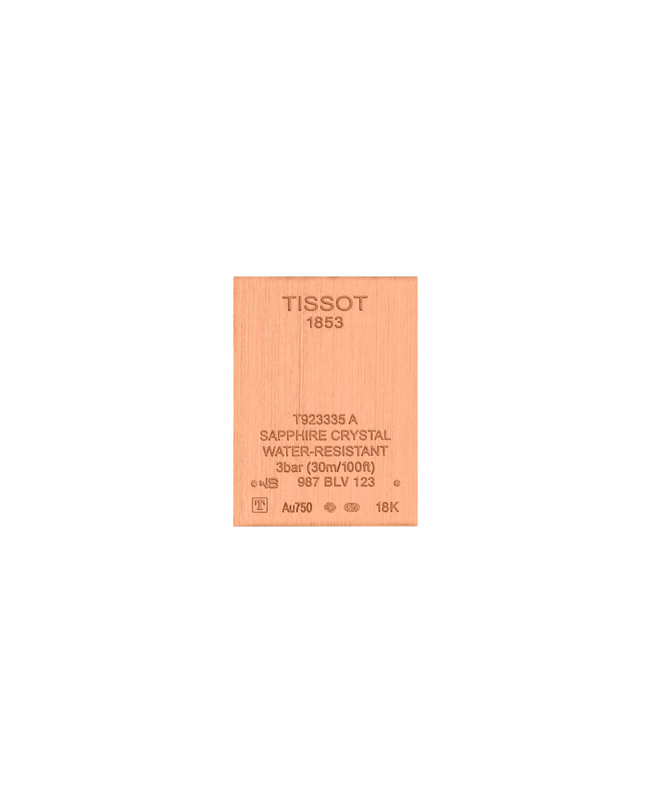 Tissot Tissot Prestigious Lady 18K Gold T923.335.76.038.00 , наручные женские часы фото под углом