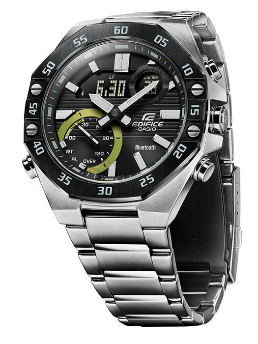 Casio Casio Edifice ECB-10DB-1A ECB - задняя крышка металл сталь корпуса, япония часы