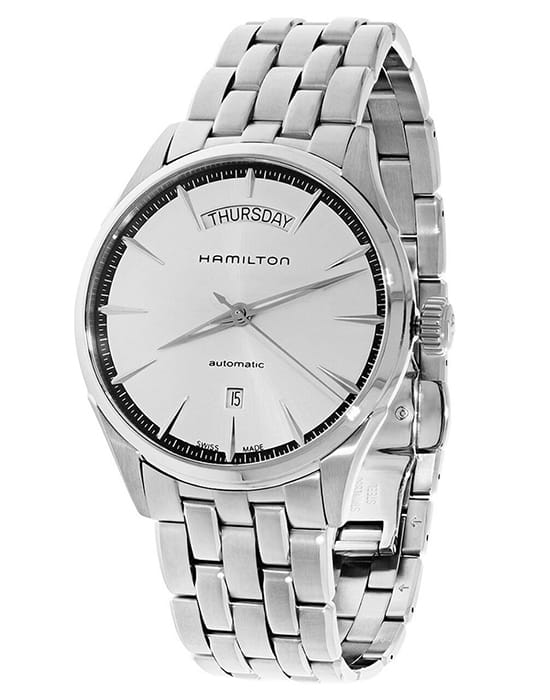 Hamilton Hamilton Jazzmaster Day Date Auto H42565151 , наручные мужские часы фото под углом