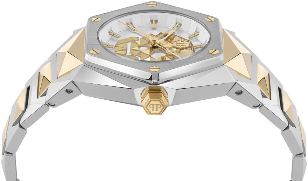 Philipp Plein Philipp Plein The Skull PWADA0424, the skull германия женские часы на браслете нержавеющая сталь с pvd-покрытием боковой вид
