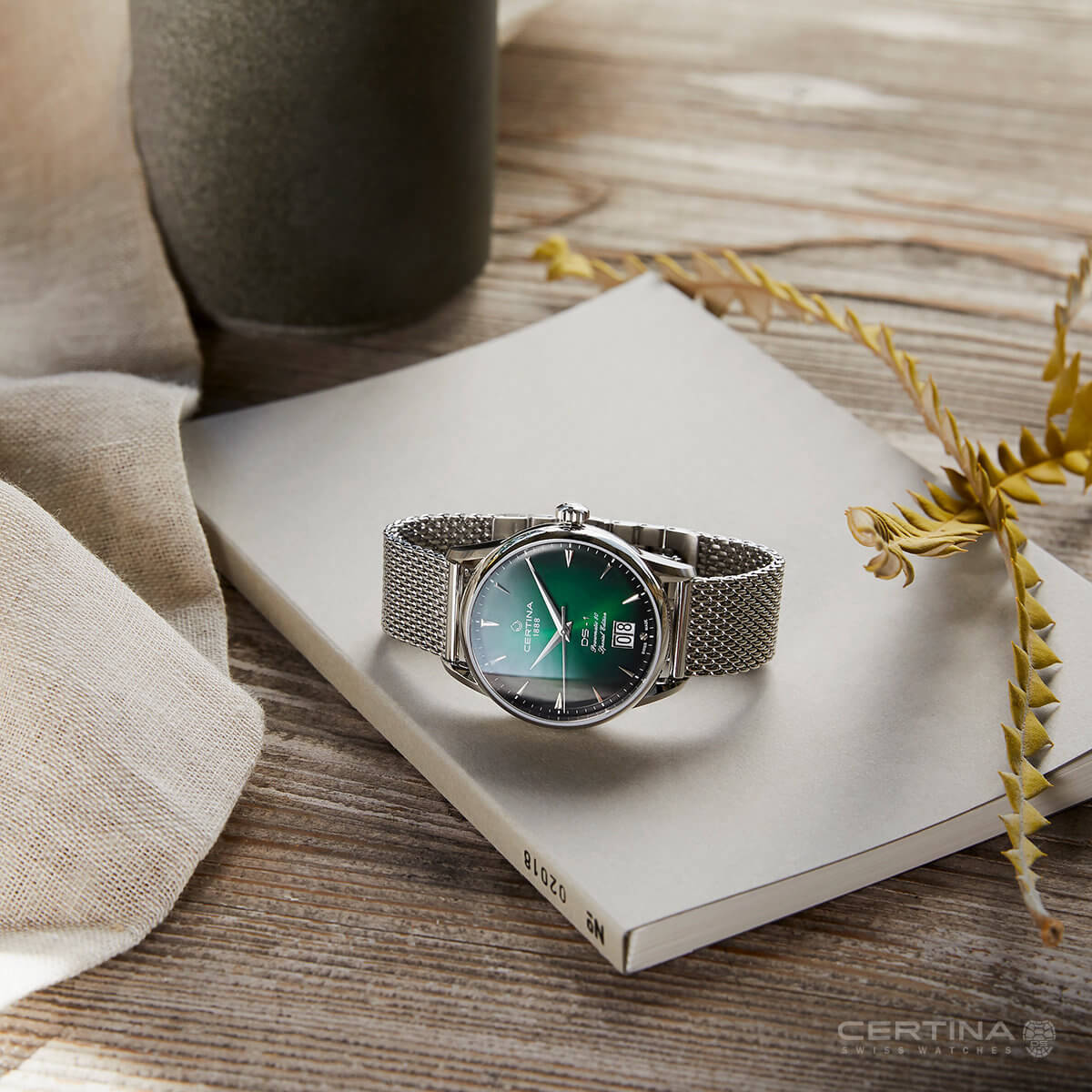 Certina Certina DS-1 Big Date Powermatic 80 C029.426.11.091.60 C0294261109160 оригинальные мужские часы в комплекте с коробкой