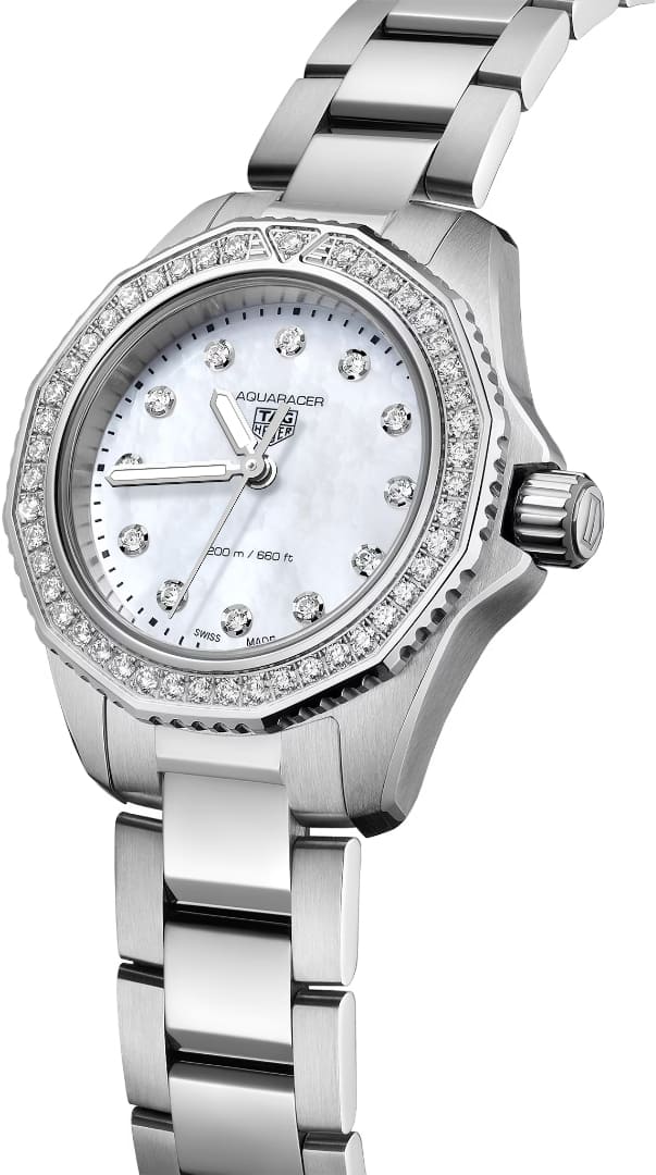 TAG Heuer TAG Heuer Aquaracer Professional 200 WBP1417.BA0622, aquaracer швейцария женские часы на браслете нержавеющая сталь боковой вид