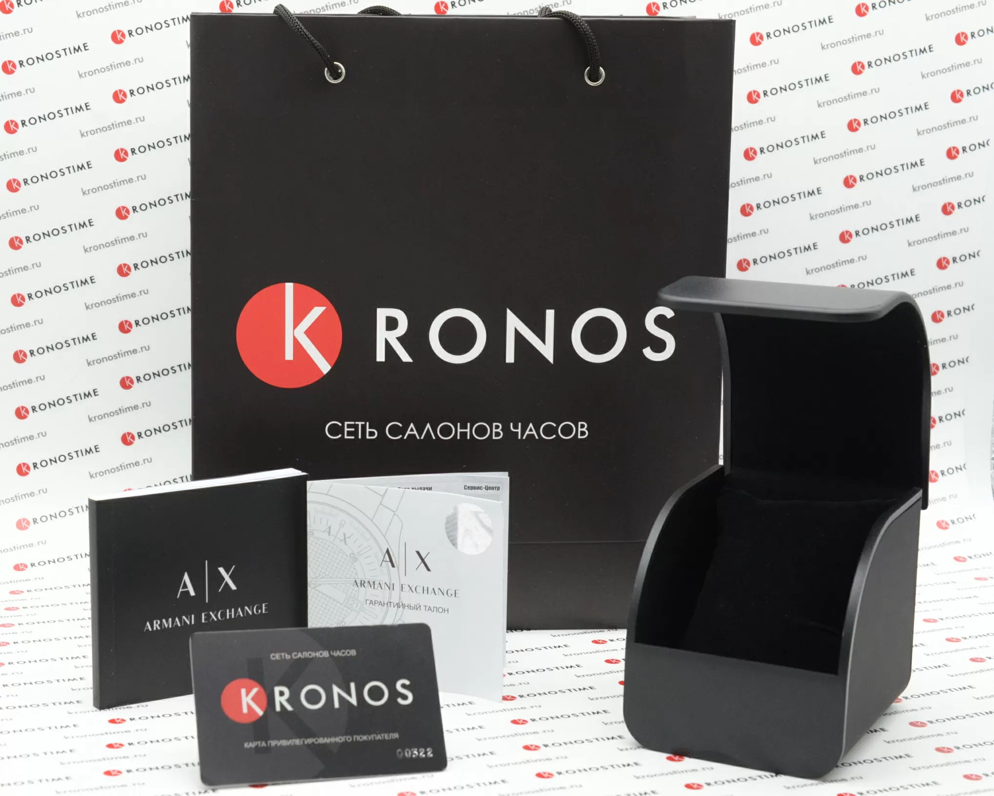 Armani Exchange Armani Exchange Drexler  AX2163  — детали корпуса и нержавеющая сталь