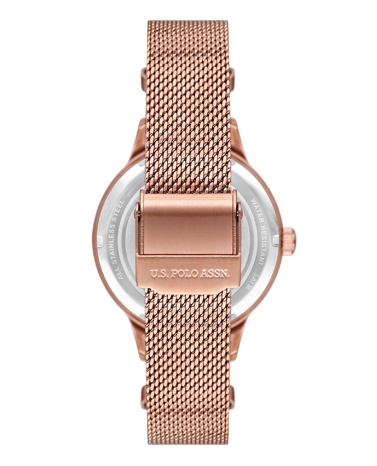 U.S. Polo Assn. U.S. Polo Assn USPA2010-01,  сша женские часы на браслете нержавеющая сталь с ip-покрытием боковой вид