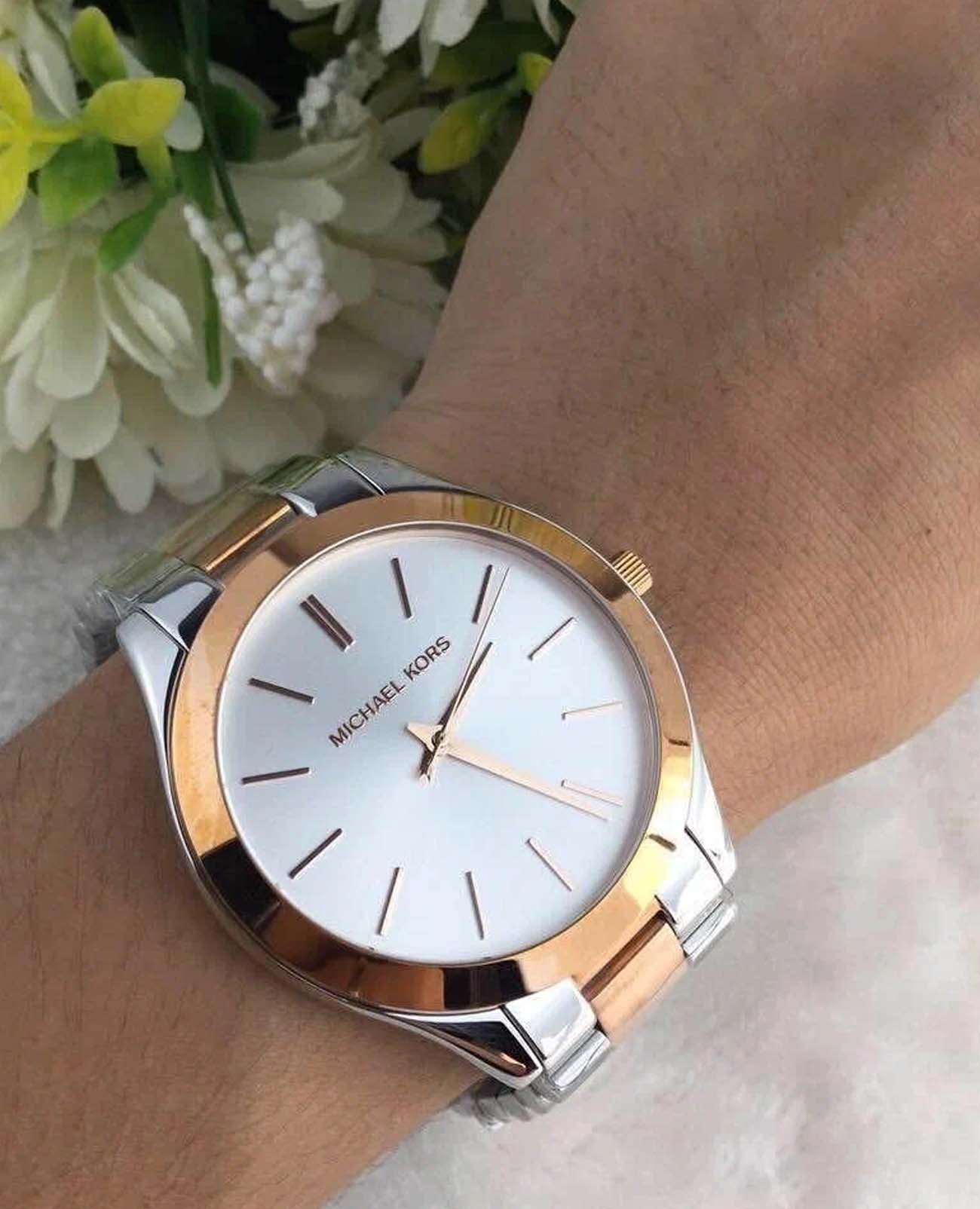 Michael Kors Michael Kors Ladies Metals MK3198 женские часы белый циферблат на запястье