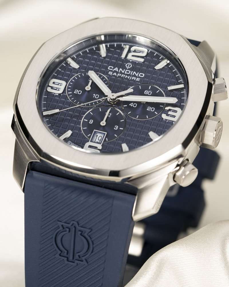 Candino Candino Gents Sport C4774/4,  швейцария мужские часы на браслете каучук боковой вид