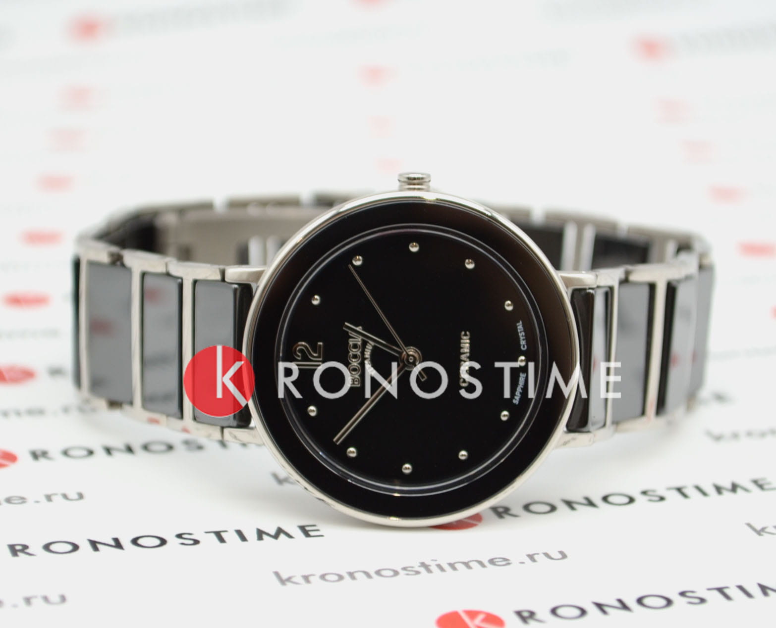 Boccia Titanium Boccia Titanium Circle-Oval 3189-02  - задняя крышка керамика титан металл корпуса, германия часы