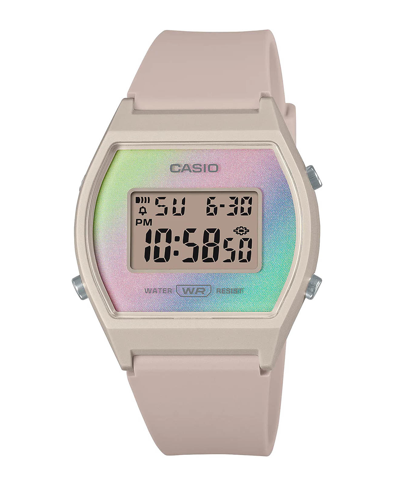Casio Casio Collection LW-205H-4A  LW-205H-4A кварцевые женские часы  циферблат, браслет пластик — вид спереди