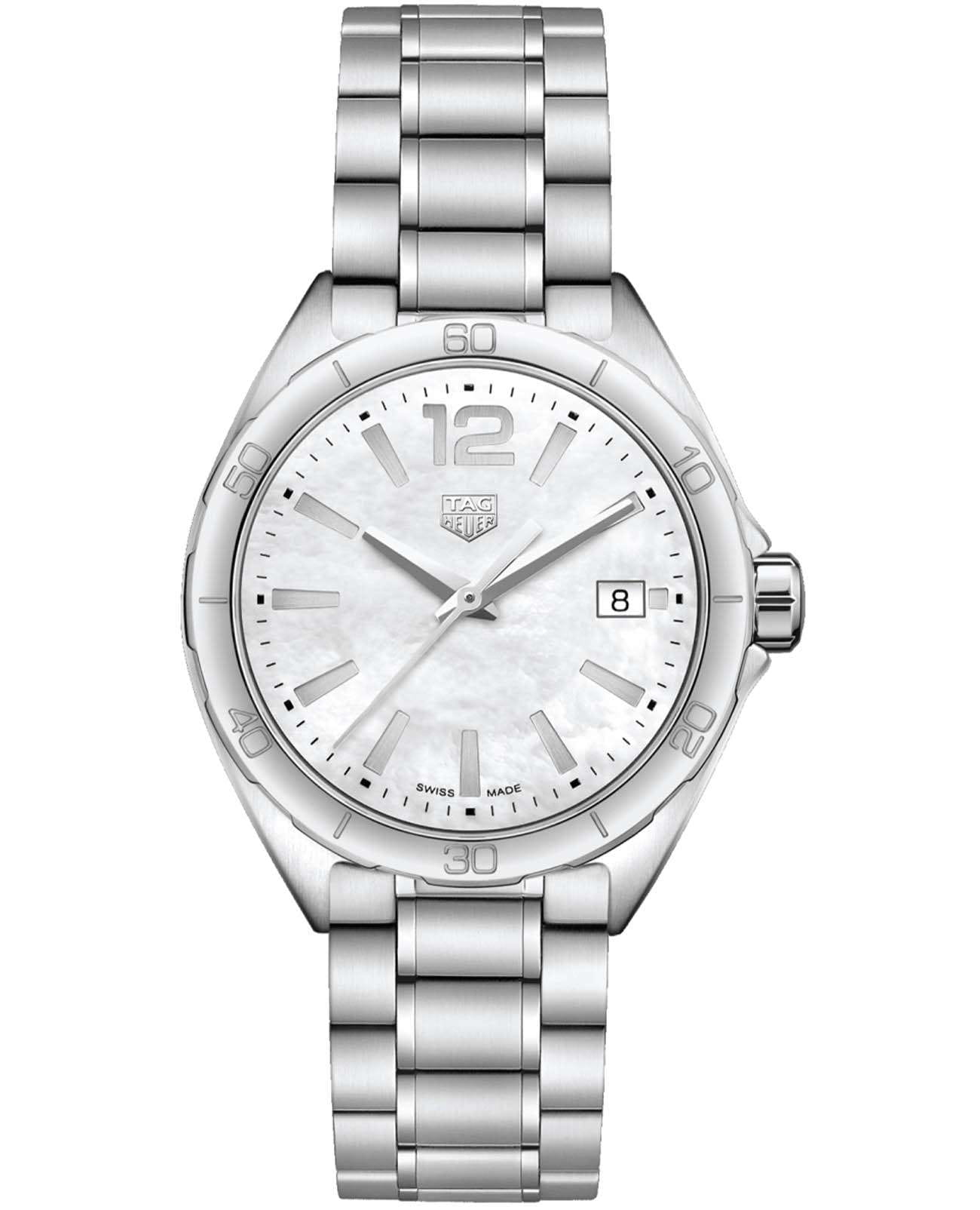 TAG Heuer TAG Heuer Formula 1 WBJ1318.BA0666  WBJ1318.BA0666 кварцевые женские часы перламутровый циферблат, браслет нержавеющая сталь — вид спереди