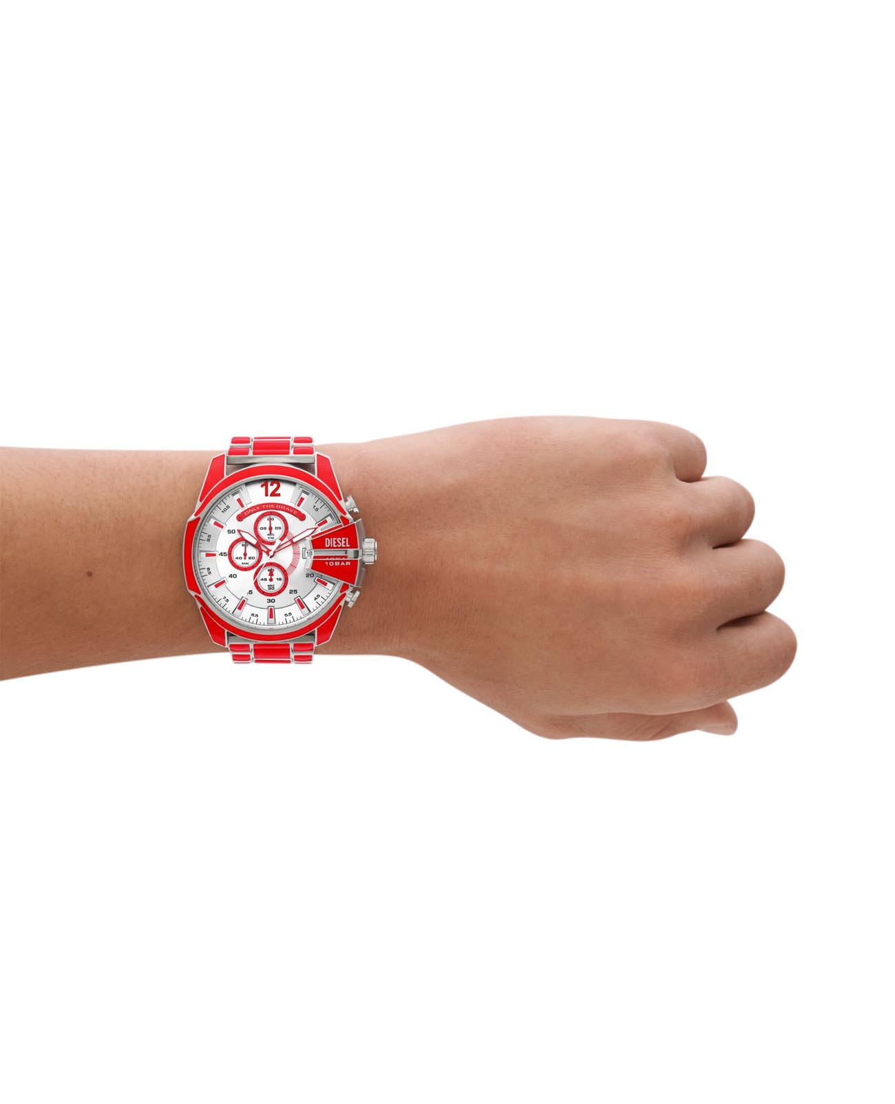 Diesel Diesel Mega Chief DZ4638, mega chief италия мужские часы на браслете нержавеющая сталь с ip-покрытием боковой вид