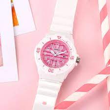 Casio Casio Collection LRW-200H-4CVDF (LRW-200H-4C) кварцевые женские часы часы крупный план розовый циферблата