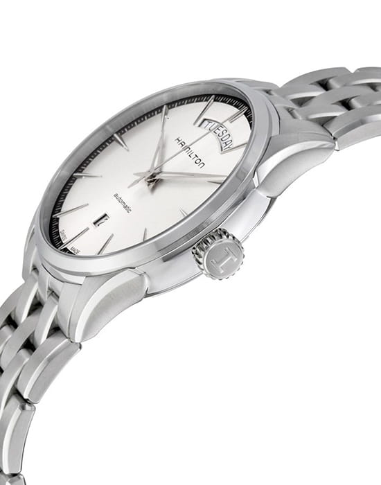 Hamilton Hamilton Jazzmaster Day Date Auto H42565151, jazzmaster швейцария мужские часы на браслете нержавеющая сталь боковой вид