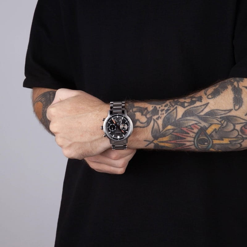 Slazenger Slazenger SL.09.2213.2.03 кварцевые мужские часы часы крупный план черный циферблата