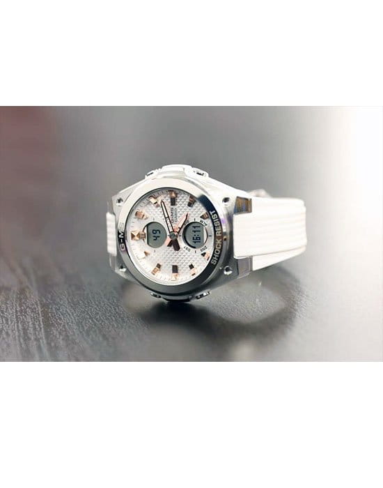 Casio MSG-C100-7AER женские часы застежка крупным планом