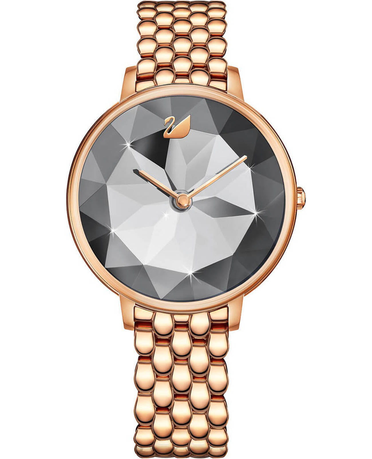 Swarovski Swarovski Crystal Lake 5416023  5416023 кварцевые женские часы серый циферблат, браслет нержавеющая сталь с pvd-покрытием — вид спереди