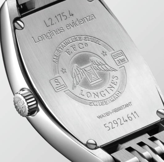 Оригинальные часы Longines Longines Evidenza L2.175.4.71.6 кварцевые калибр механизма l592 общий вид