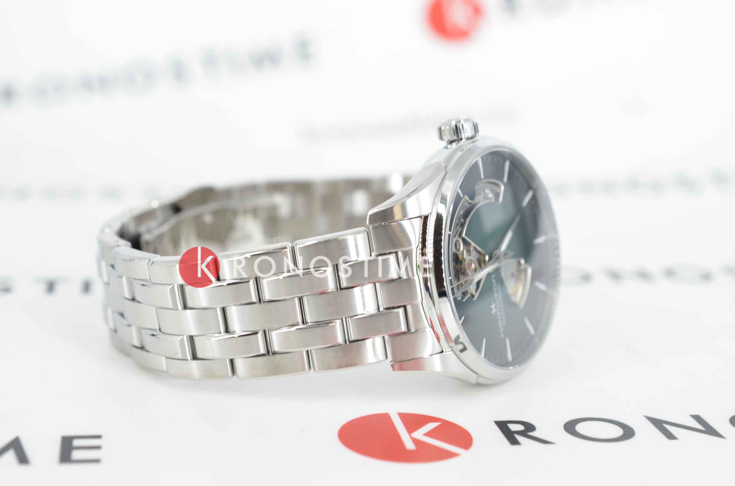 Оригинальные часы Hamilton Hamilton Jazzmaster Open Heart Auto H32705160 механические калибр механизма h-10 общий вид